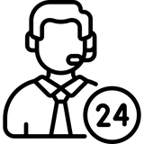دعم على مدار الساعة